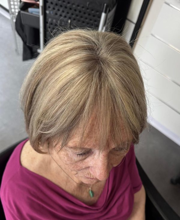 Bighair Topper extension Zwart Bruin 1B# - Afbeelding 8