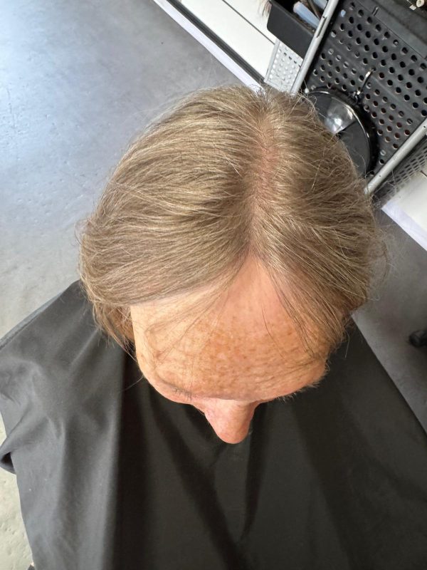 Bighair Topper extension Zwart Bruin 1B# - Afbeelding 7